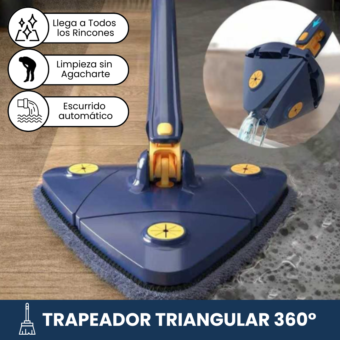 TriMop360™ – Potencia profunda en zonas difíciles.