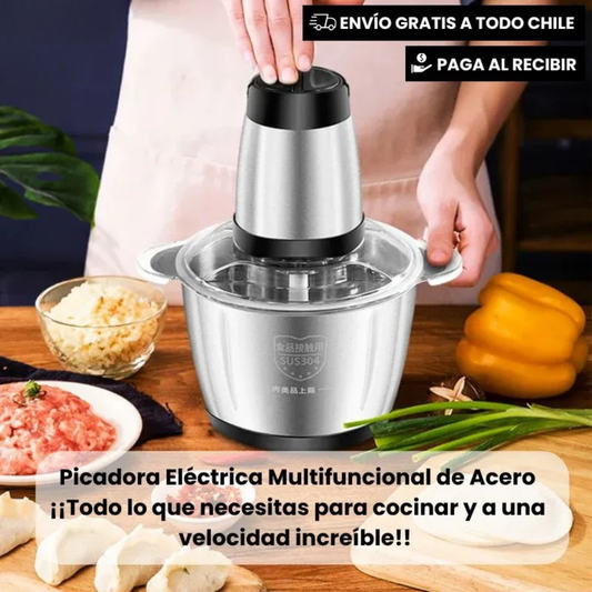 Picadora Eléctrica de Súper Potencia - PicadoPro™ – Pica todo en segundos