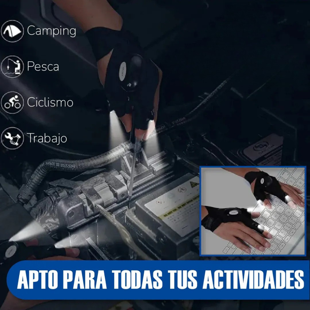Hand Led Pro™ - Guantes de trabajo con luz led