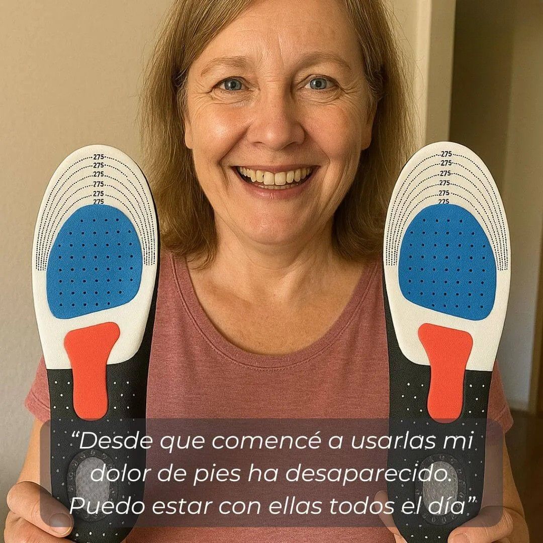 Plantillas Ortopédicas RelaxFeet™ - Alivia dolor de pies & fascitis plantar