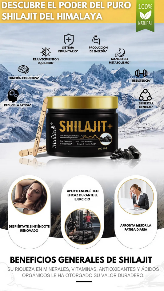 Shilajit Natural del Himalaya