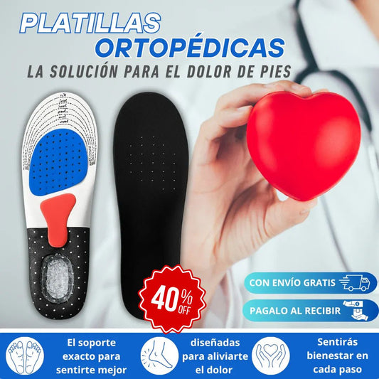 Plantillas Ortopédicas RelaxFeet™ - Alivia dolor de pies & fascitis plantar