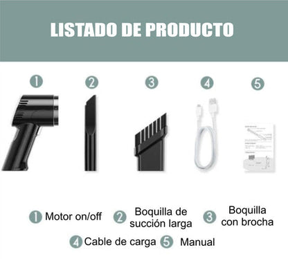 TurboClean Pro™ 4 en 1 | CeroMigas, polvo y caos. No solo limpia. resuelve!