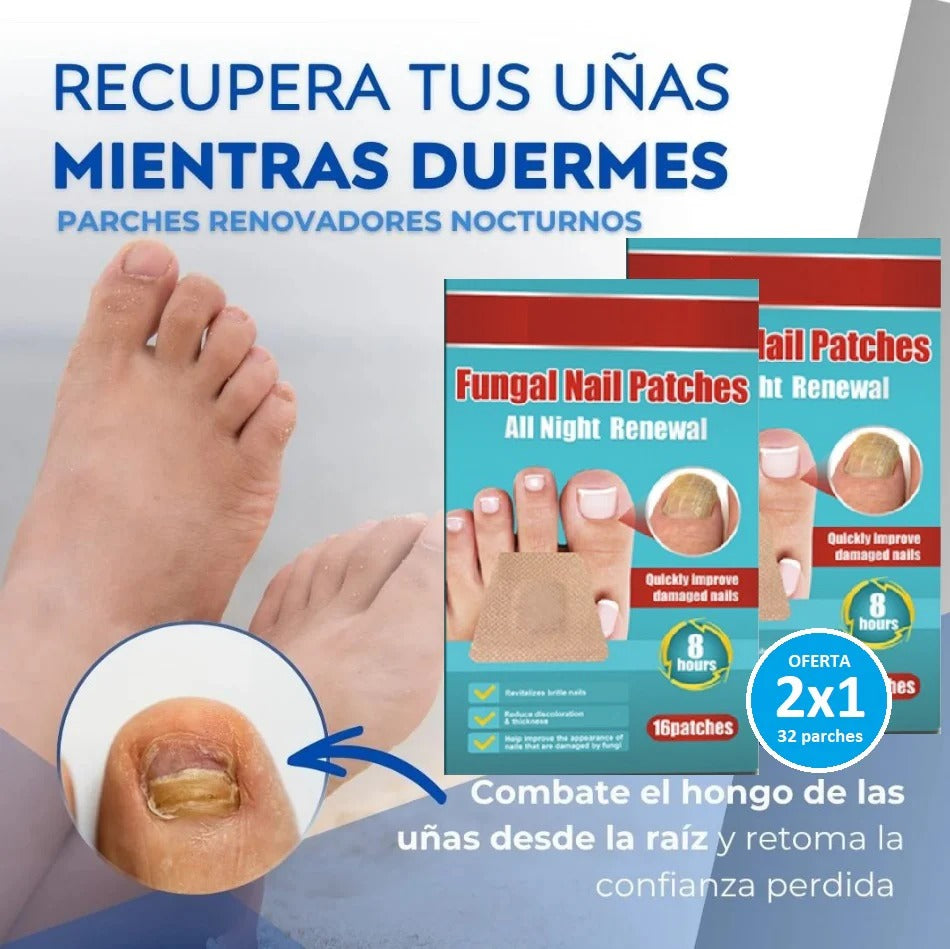 FungiPatch™ Parches contra hongos en uñas