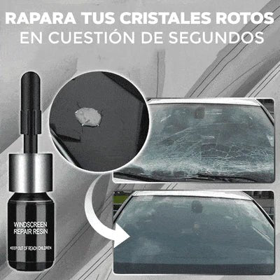 CrystalRestore™ – Solución rápida para vidrios dañados.